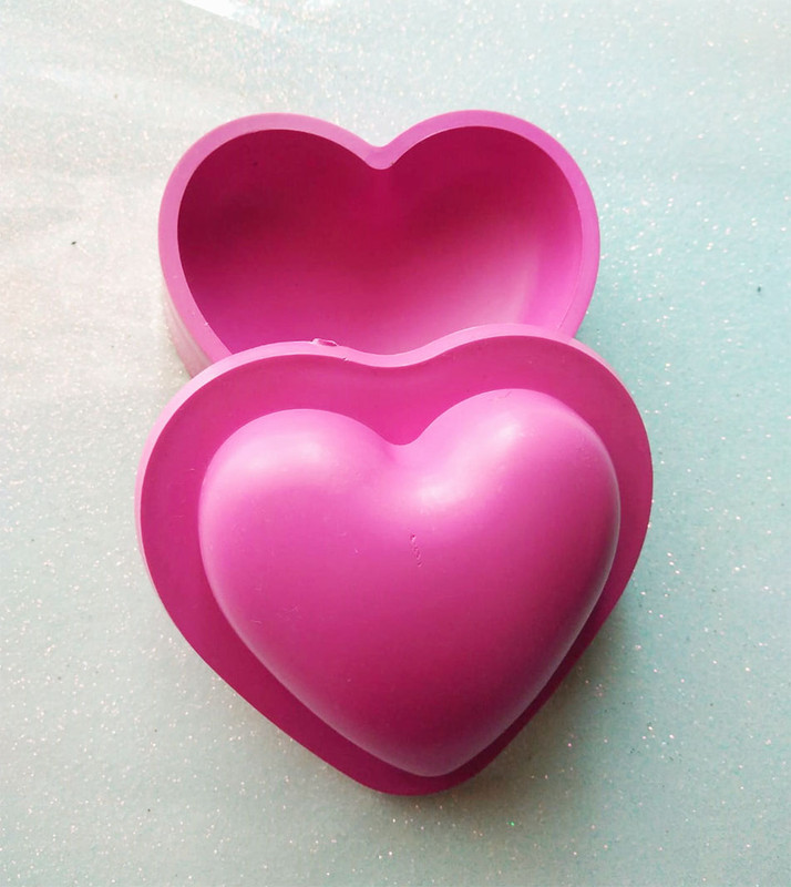 Molde corazón para termoformar fomi goma eva 3d pastillaje