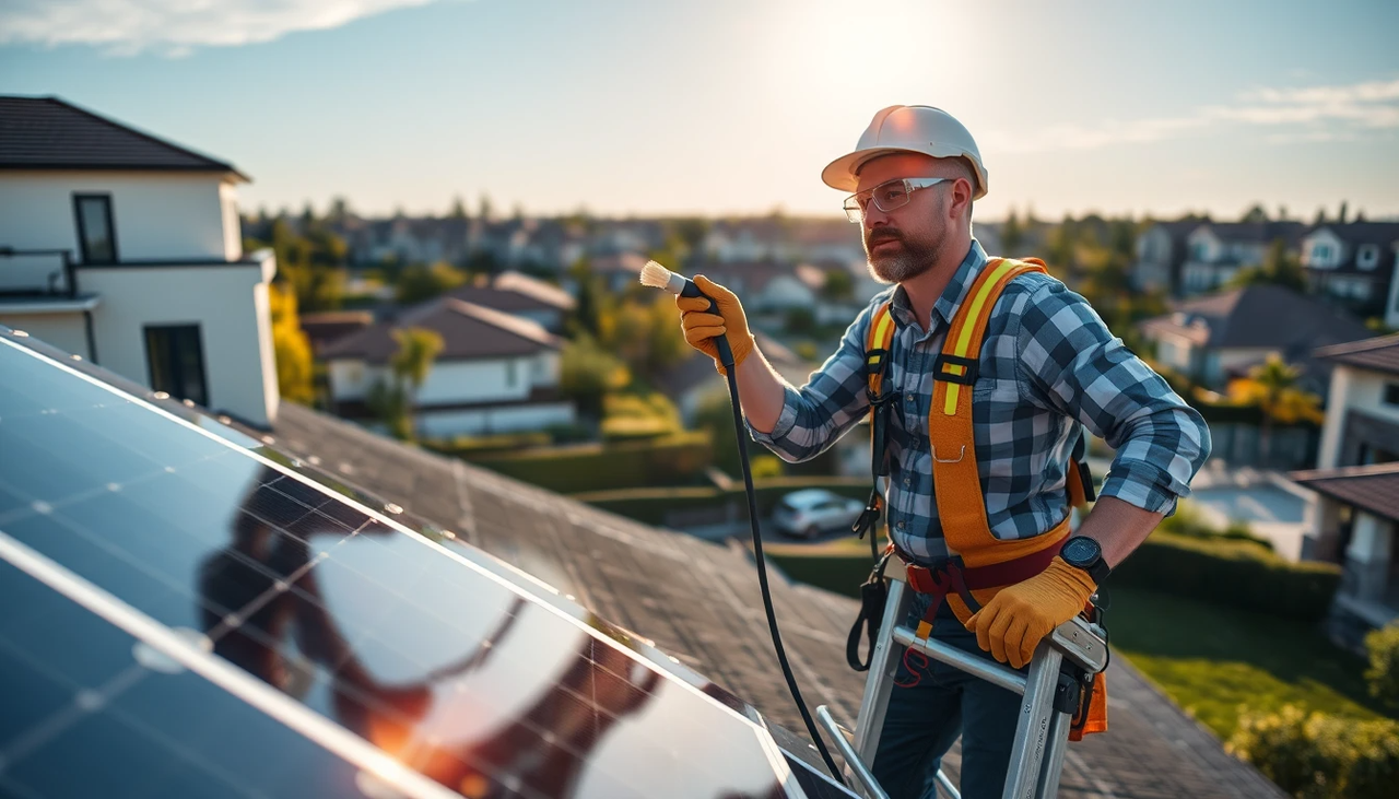 how to start a solar panel cleaning business