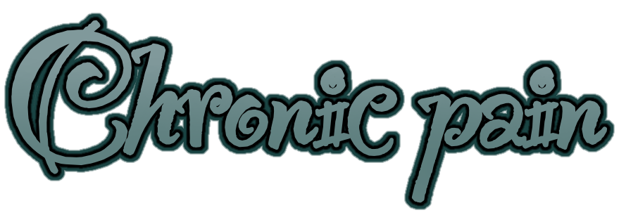 cheonic pain text in blu