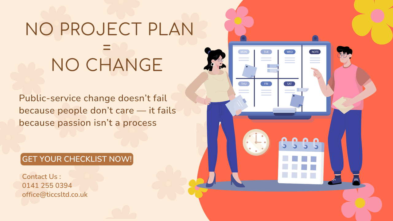 No Project Plan, No Change