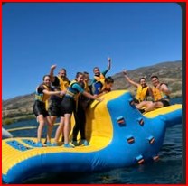 Group on the Obstacle Course