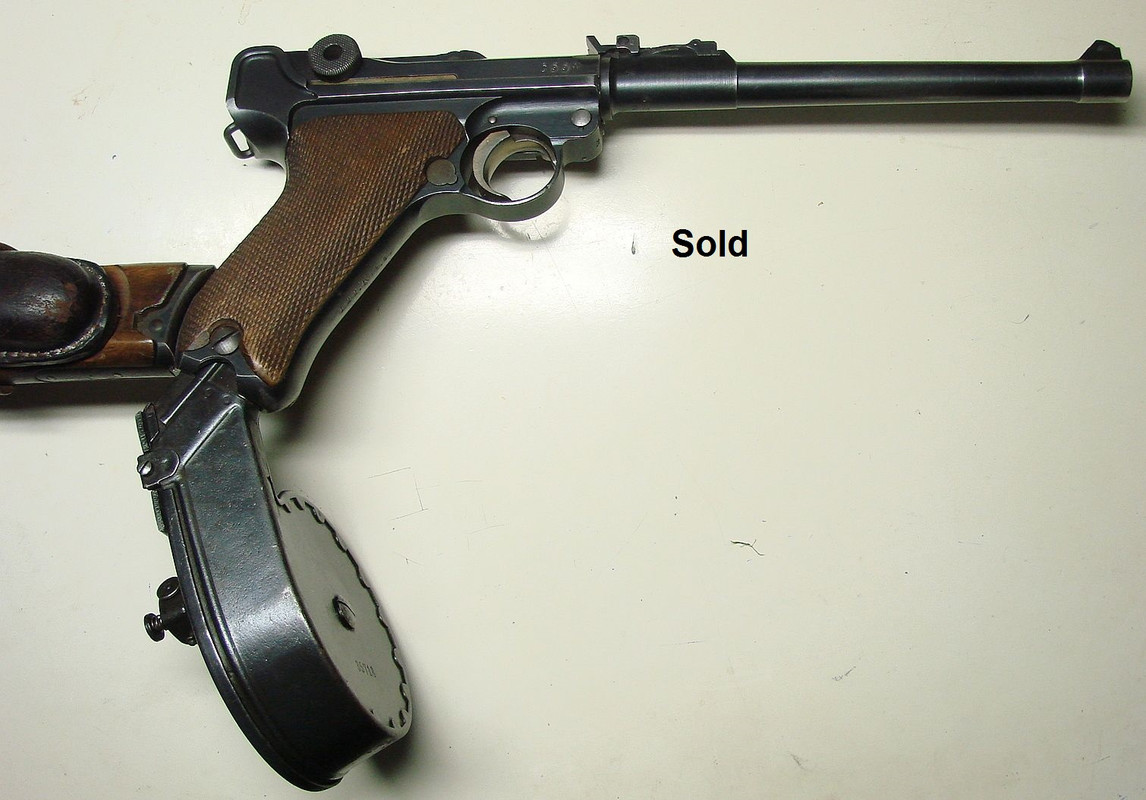 Sold--The 1917 DWM unit marked LP08 with the AEG Type one TM08 attached