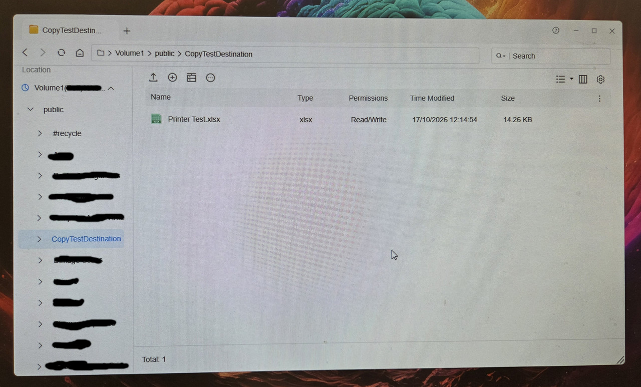 5 Destination Folder Copied File
