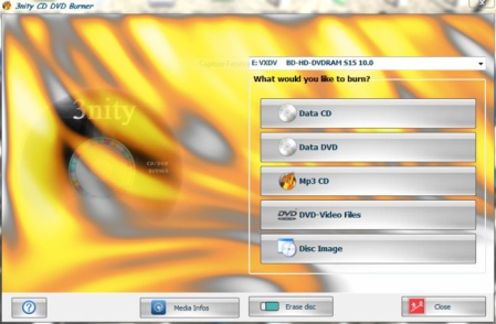 3nity CD DVD Burner 5.0.1.0