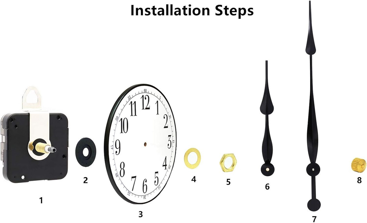 Long Shaft Clock Mechanism