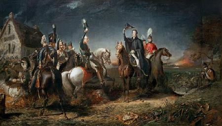 thm-The-Meeting-of-the-Duke-of-Wellington-and-Field-Marshal-Blucher-on-the-Evening-of-the-Victory-of