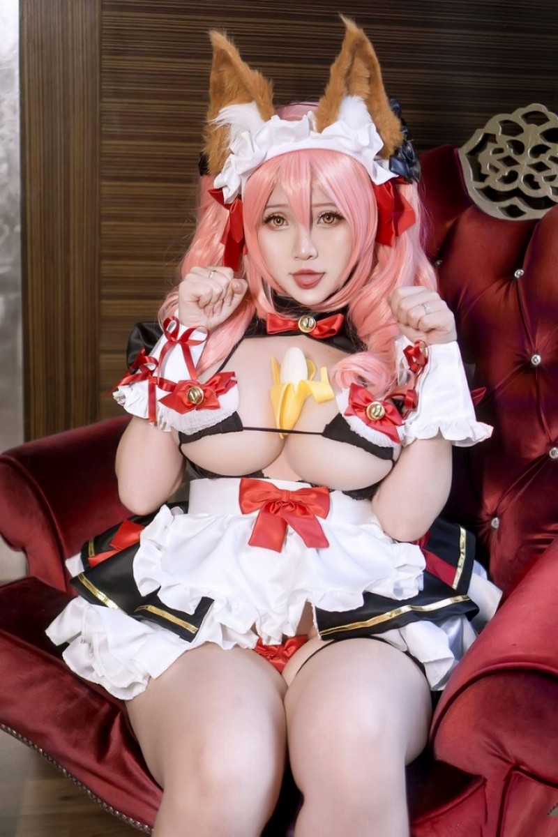 Hana Bunny 玉藻前女仆 Cosplay写真｜Fate Tamamo Maid 高清图片合集[13P-4.7M]插图1