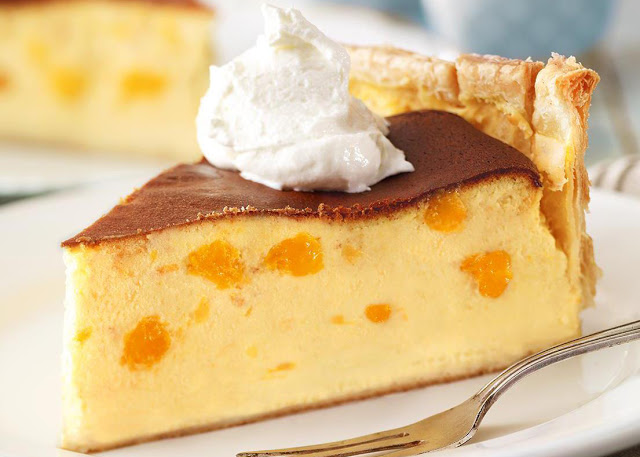 Schneller Käsekuchen mit Mandarinen Schneller Käsekuchen mit Mandarinen