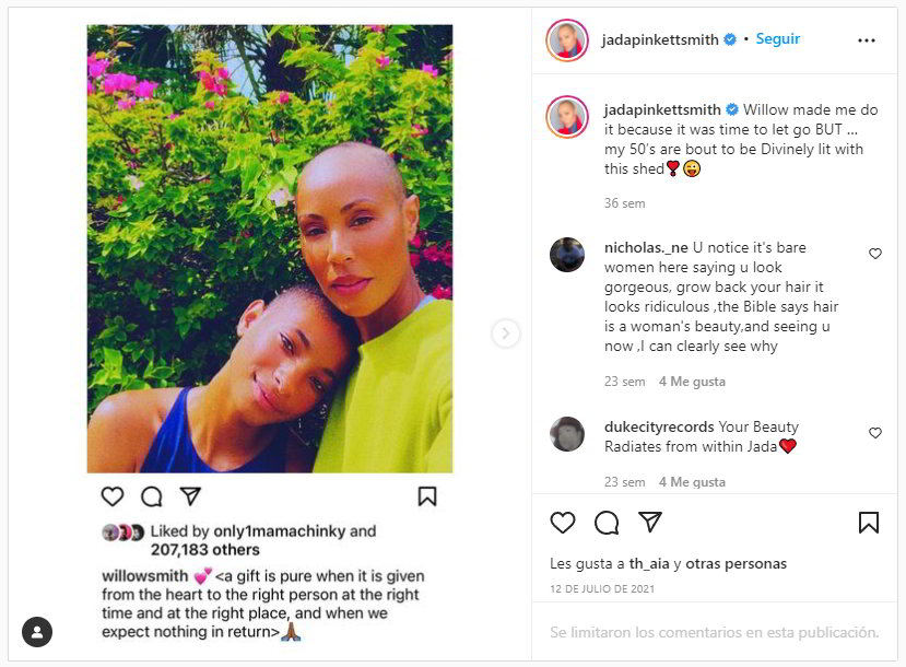 Instagram Jada Pinkett Smith