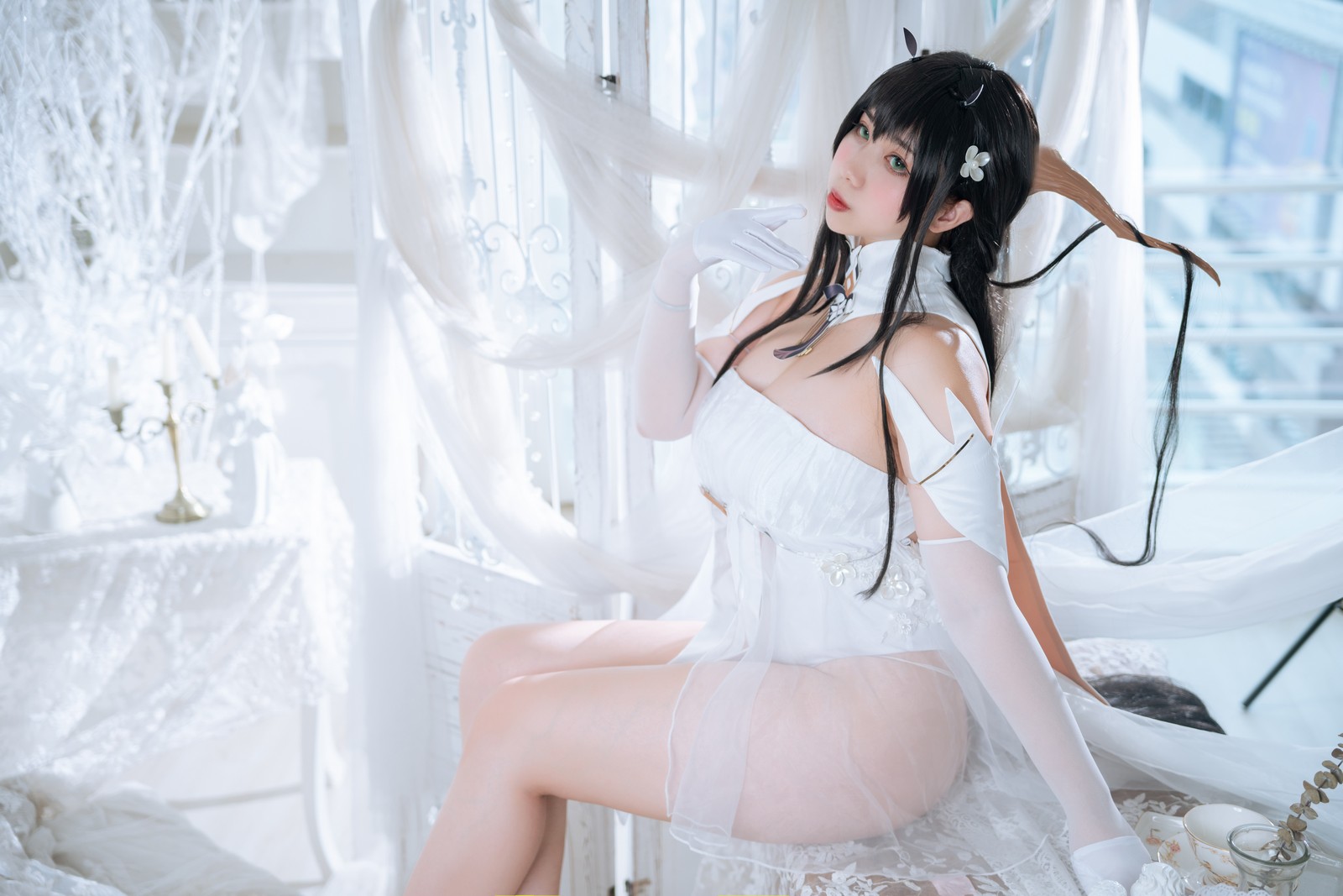 Meroko_魅瞳 – 碧蓝航线 不挠 Cos 高清写真（53P-484.7M）舰娘角色精品合集插图2