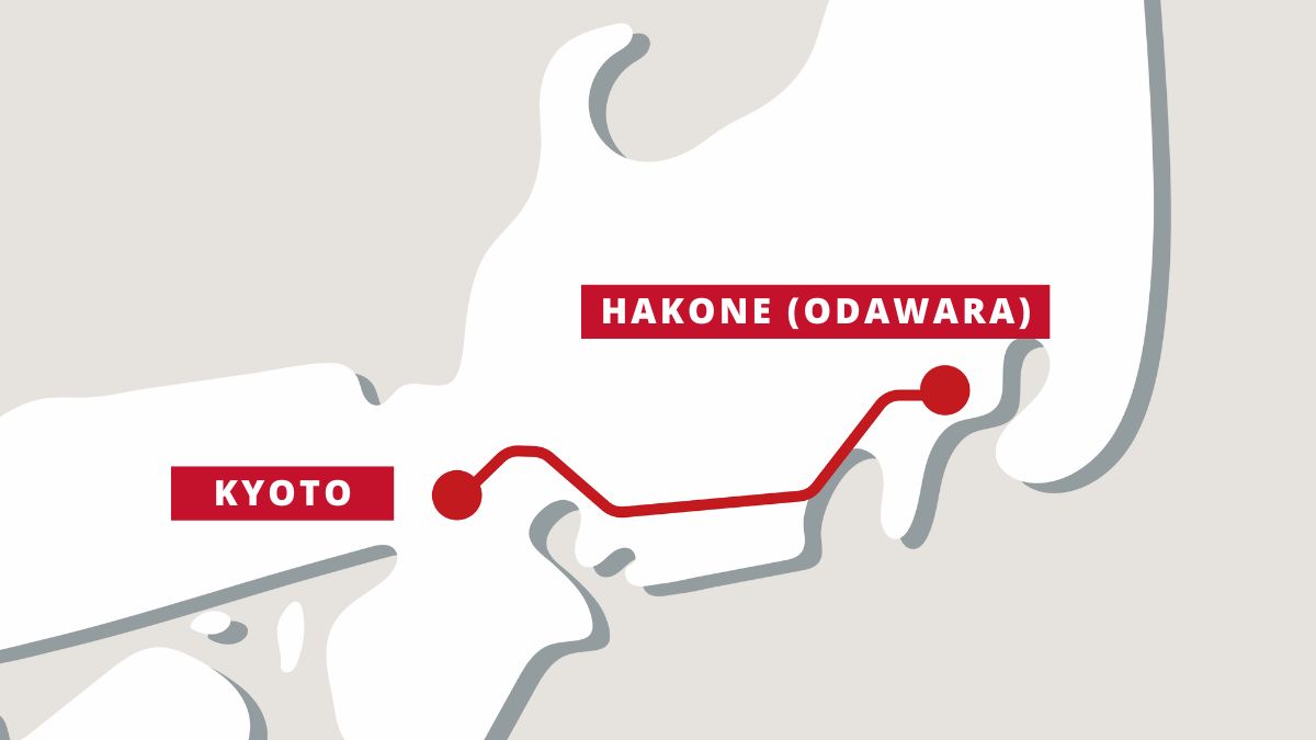 hakone kyoto train map