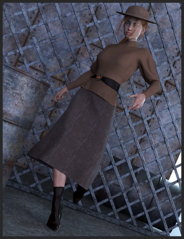 dForce Modern Romantic Outfit Textures