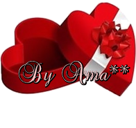 Corazon Rojo con Cinta Blanca  Zz