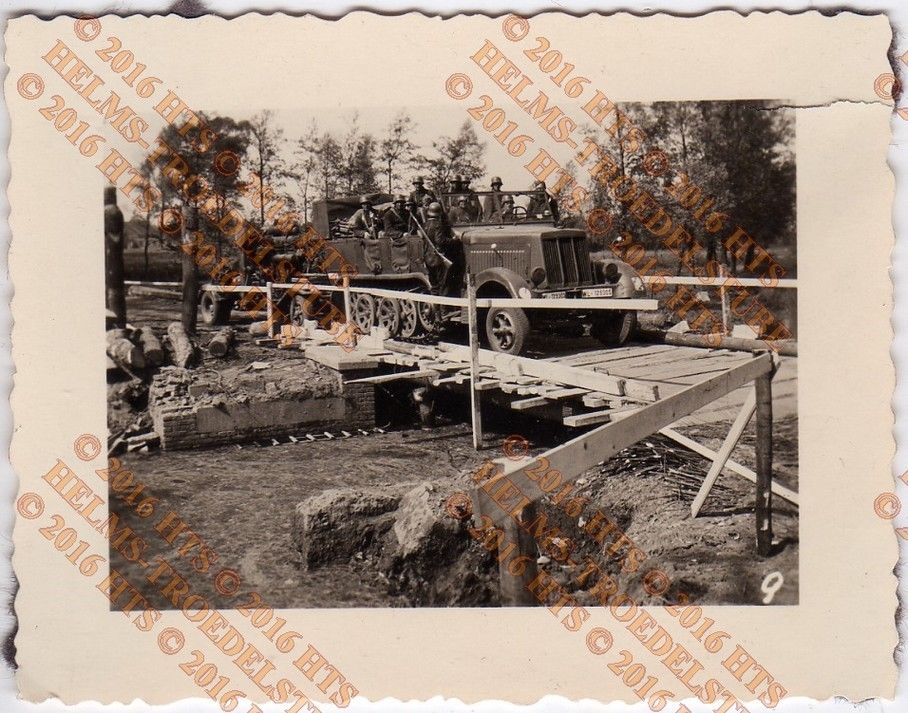 Original Foto,SDKFz,Halbkette,Geschütz,Truppenke