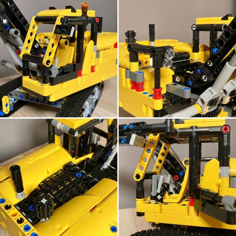 LEGO MOC 42121 x2 - Mid-size Excavator by ufotografol