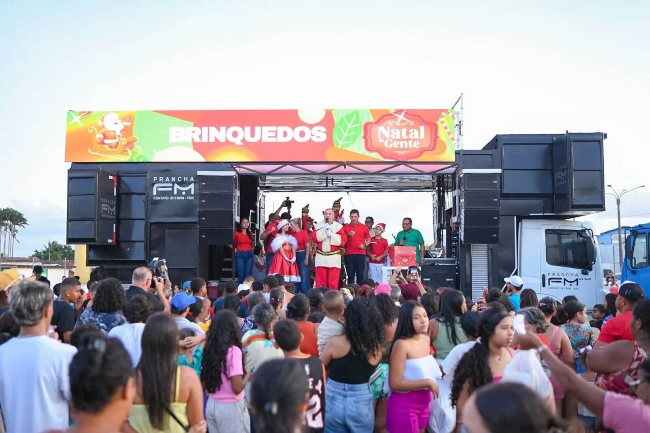 Com mais de 10 mil presentes distribuídos, Natal da Gente marca a história de São Miguel dos Campos