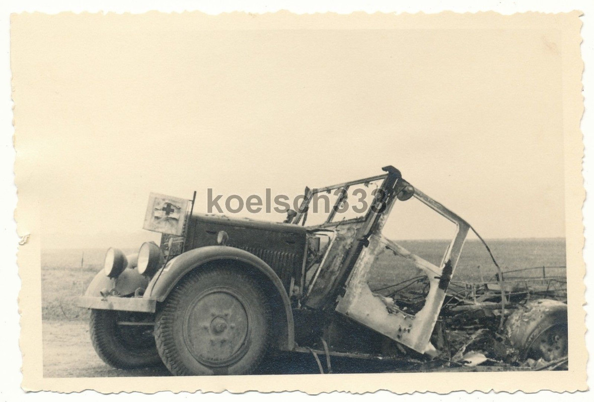 Foto Phänomen Granit Sankra LKW Wrack Rotes Kreu