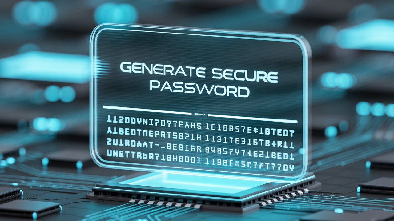 Random Password Generator widget UI