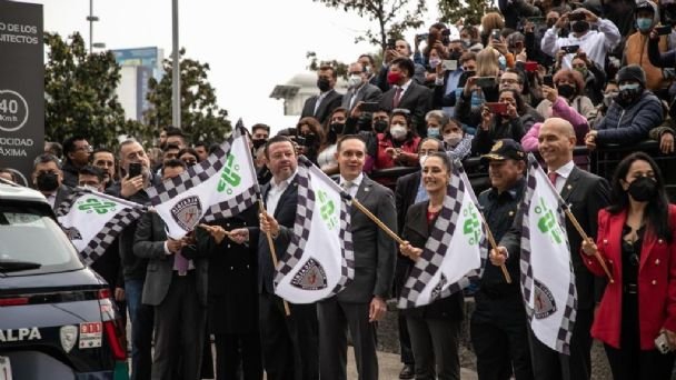 CDMX: Claudia Sheinbaum acude a la entrega de 120 patrullas en la alcaldía Cuajimalpa