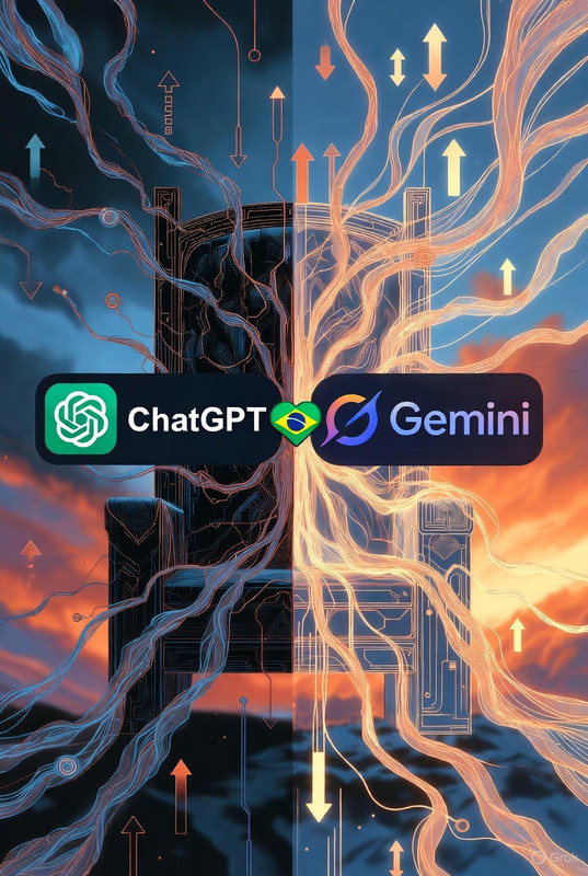 ChatGPT Perde o Fôlego: Gemini Invade o Trono da IA Conversacional em 2025