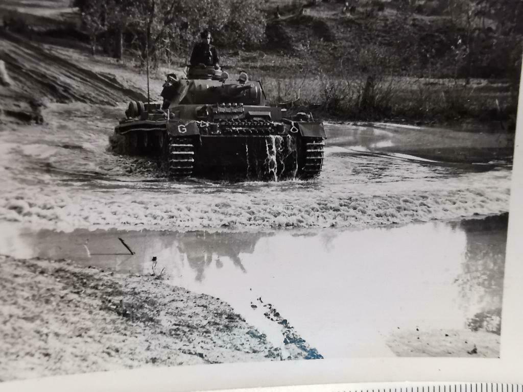 Panzer III  Pfütze Russland Russia Ostfront G Kennz