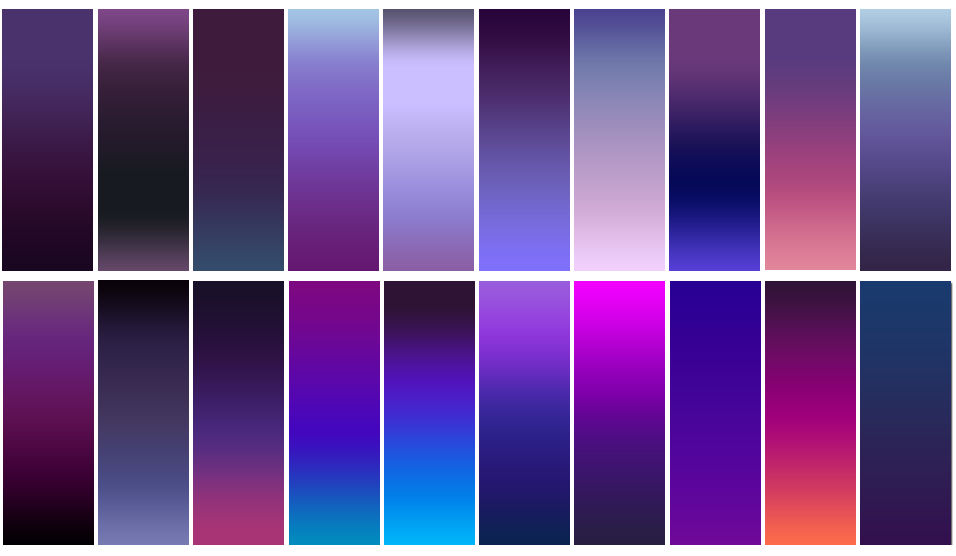Free Photoshop Gradient Pack - 20 Purple Gradients Free-photoshop-gradient-pack-20-purple-gradients-by-youmadeitreal-d9z19gm-fullview