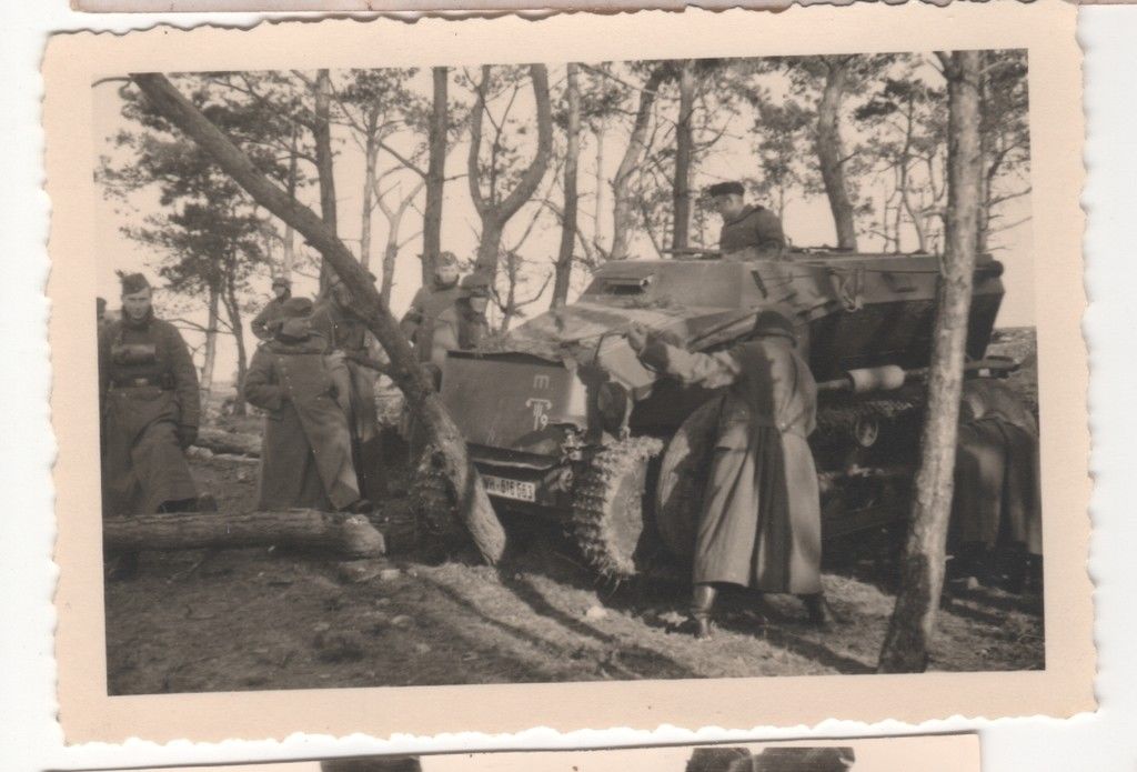 FOTO 2.WK WH SDKFZ 254 PANZERSPÄHWAGEN ART.REG 9