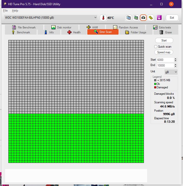 WD100EFAX Error Scan 2