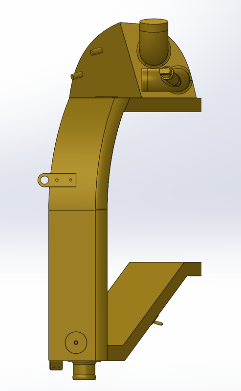 Fokker D VII Radiator CAD5