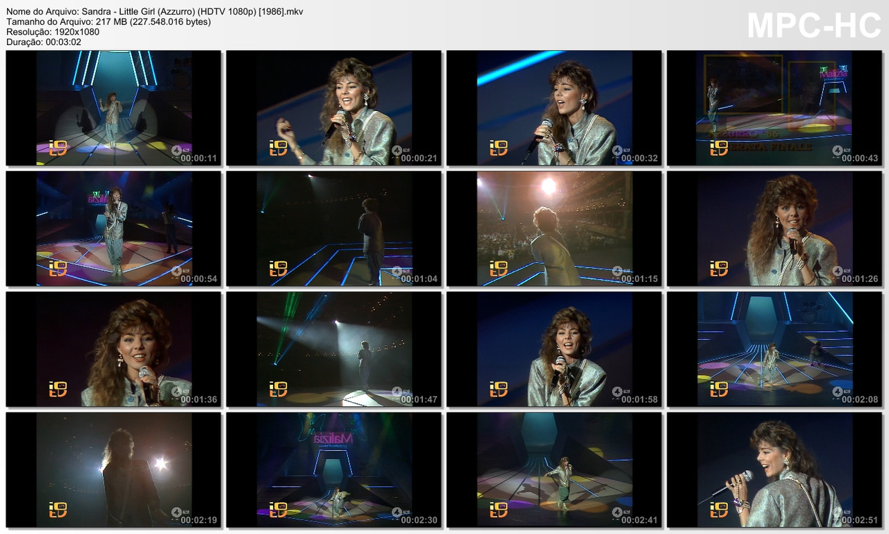 Sandra - Little Girl (Azzurro) (HDTV 1080p) [1986]