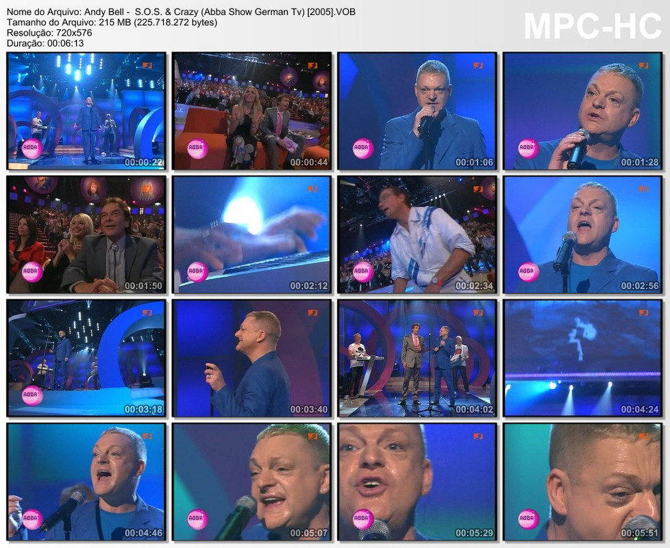 Andy Bell -  S.O.S. & Crazy (Abba Show German Tv) [2005].VOB_thu