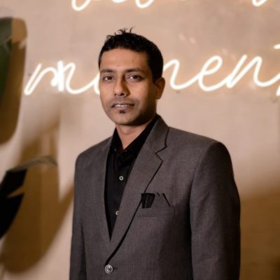 Portrait of Aloke Biswas