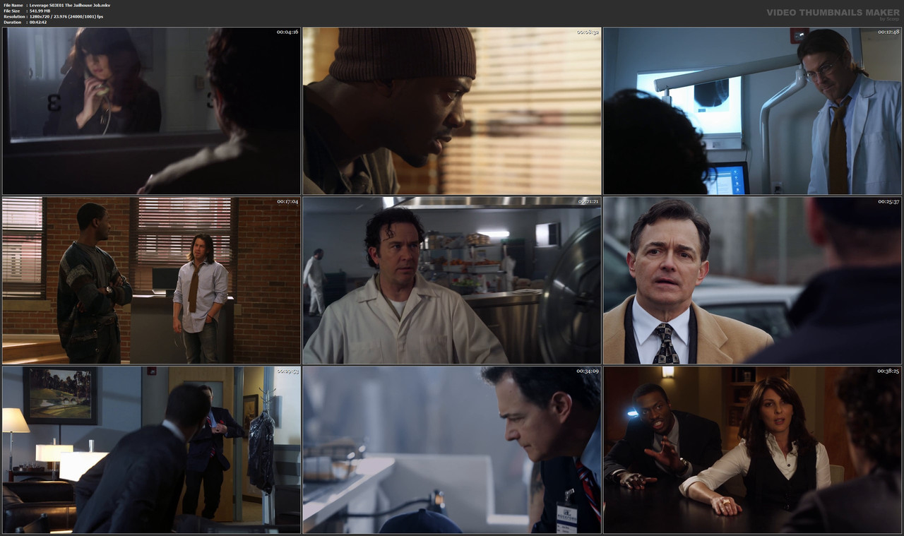 Leverage S03E01 The Jailhouse Job.mkv