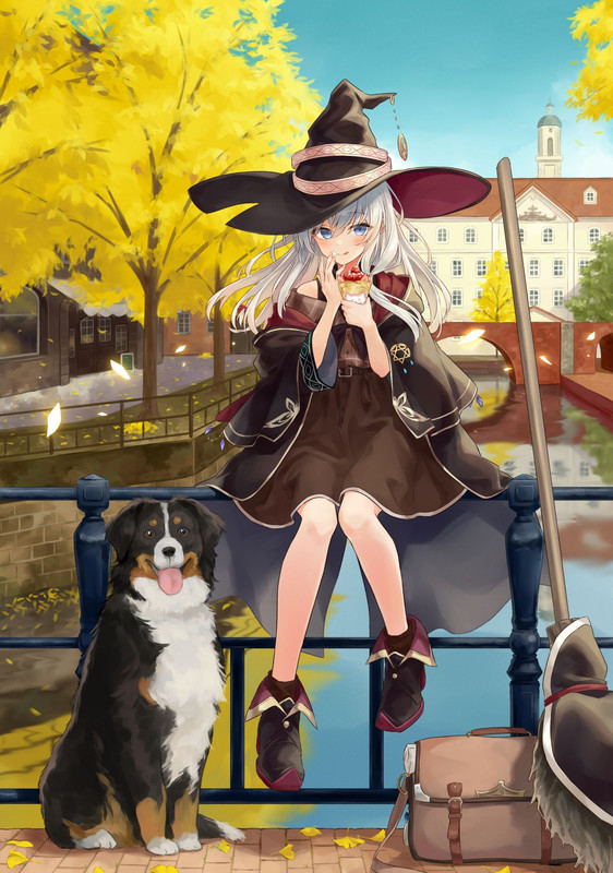 elaina-majo-no-tabitabi-drawn-by-azuuru-e23a21360c905f081df1c48c324c8b48-1