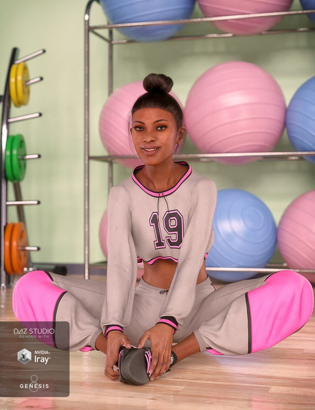 dForce Gym Brat Outfit for Genesis 8 Female(s) dForce Gym Brat Outfit for Genesis 8 Female(s)