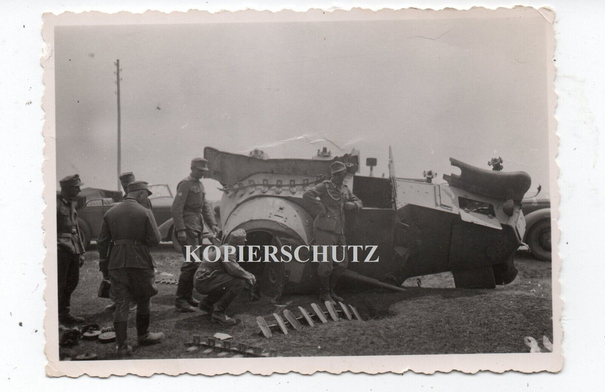 Russland Gebirgsjäger SDkfz PKW Kübel zerst.