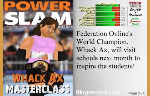 Gambaran dari game Wrestling Revolution di Android