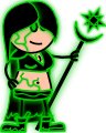 00A glowy girl green