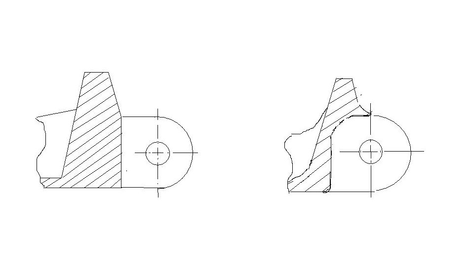 Разрез трака