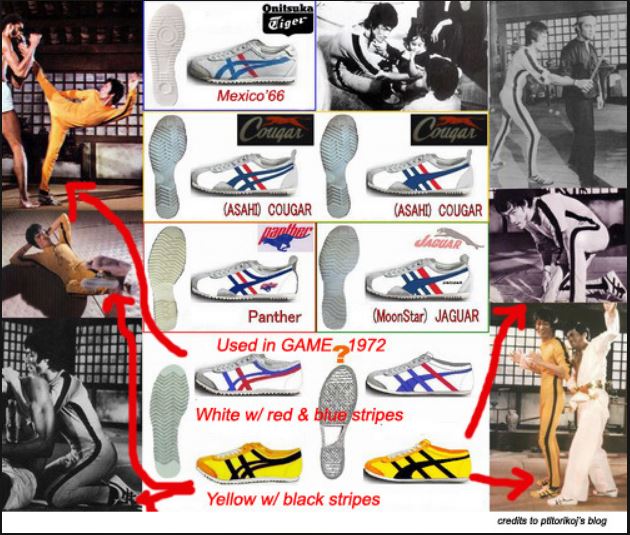 bruce lee game of death sneakers