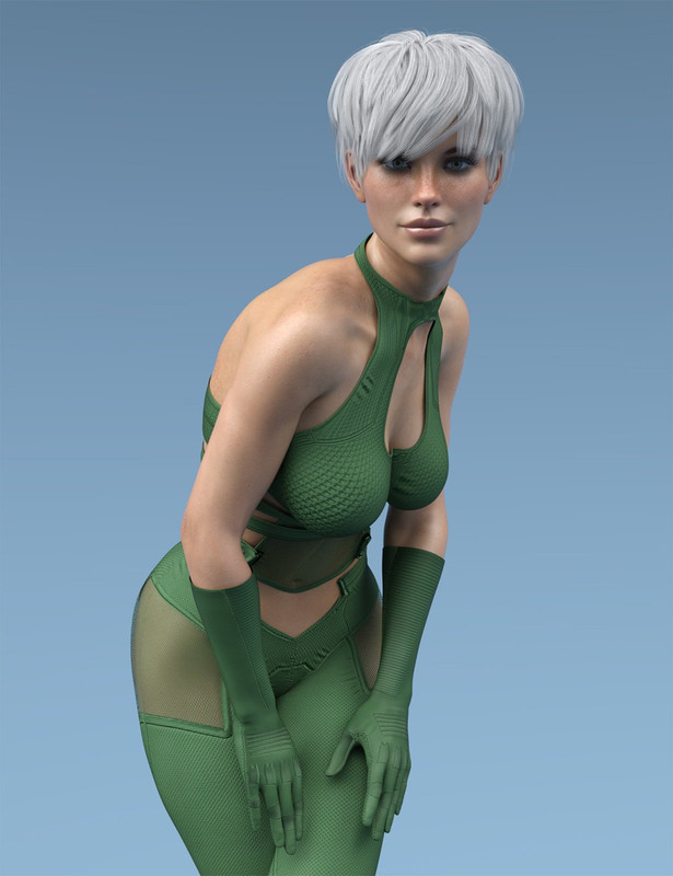 X-Fashion Dark Sci Outfit for Genesis 8 Females