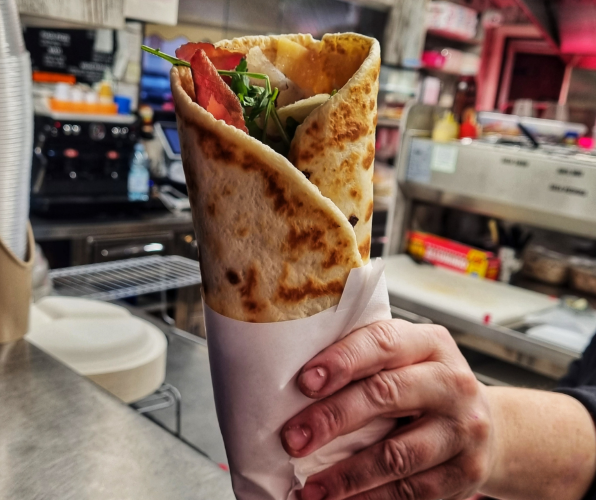 Rotolini porchetta, funghi e fontina