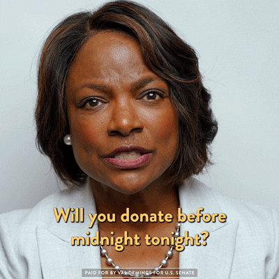 Will you donate before midnight tonight?