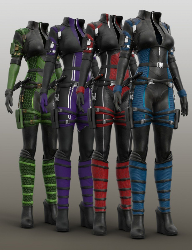 Trinity Wolf Outfit Textures