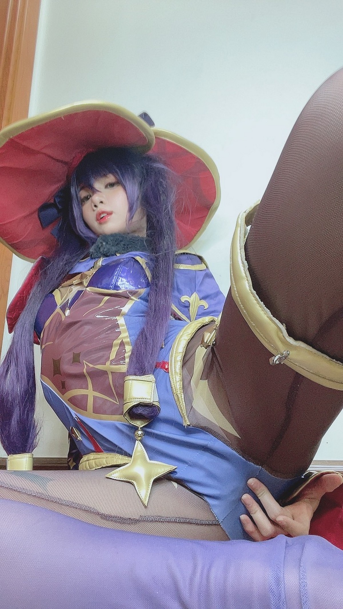 PoppaChan Mona Cosplay (Genshin Impact) HD Set – 53 Photos 20MB插图7