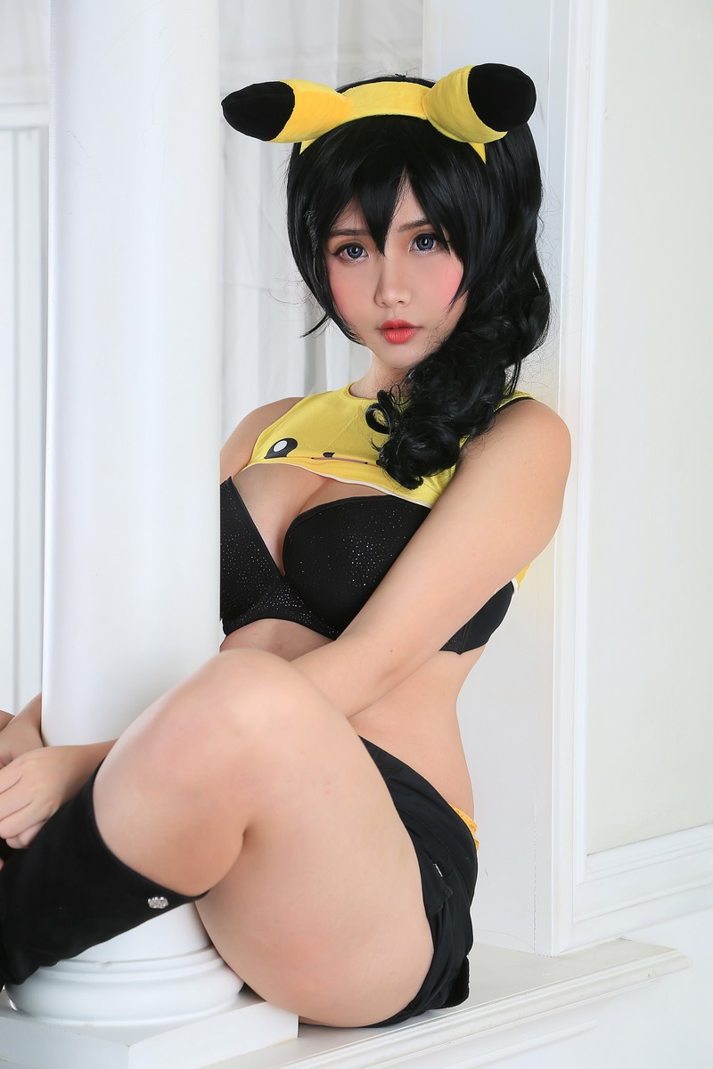 Hana Bunny 皮卡丘 Cosplay写真｜Pokemon Pikachu 高清图片合集[8P-12.1M]插图4