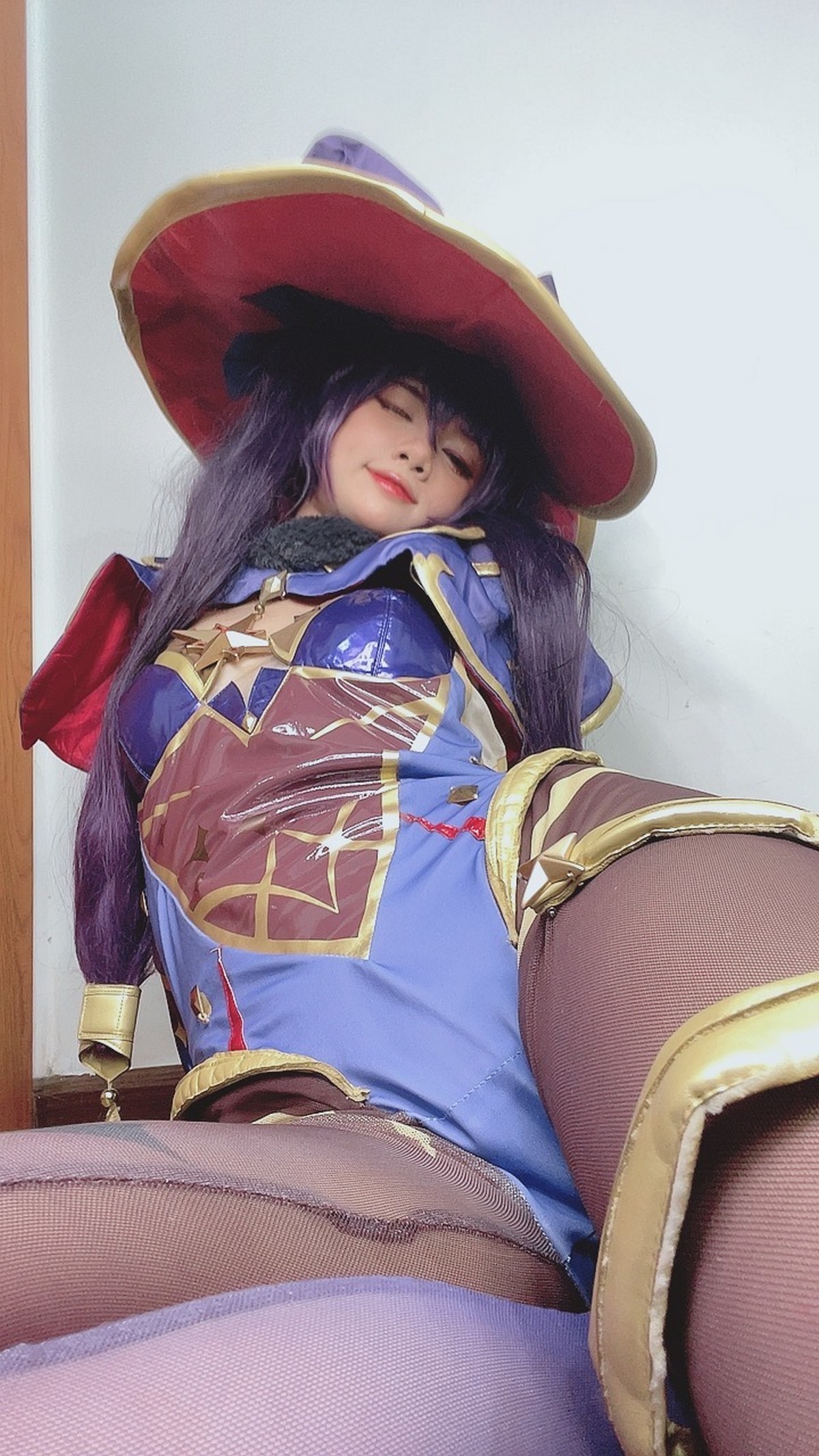 PoppaChan Mona Cosplay (Genshin Impact) HD Set – 53 Photos 20MB插图7