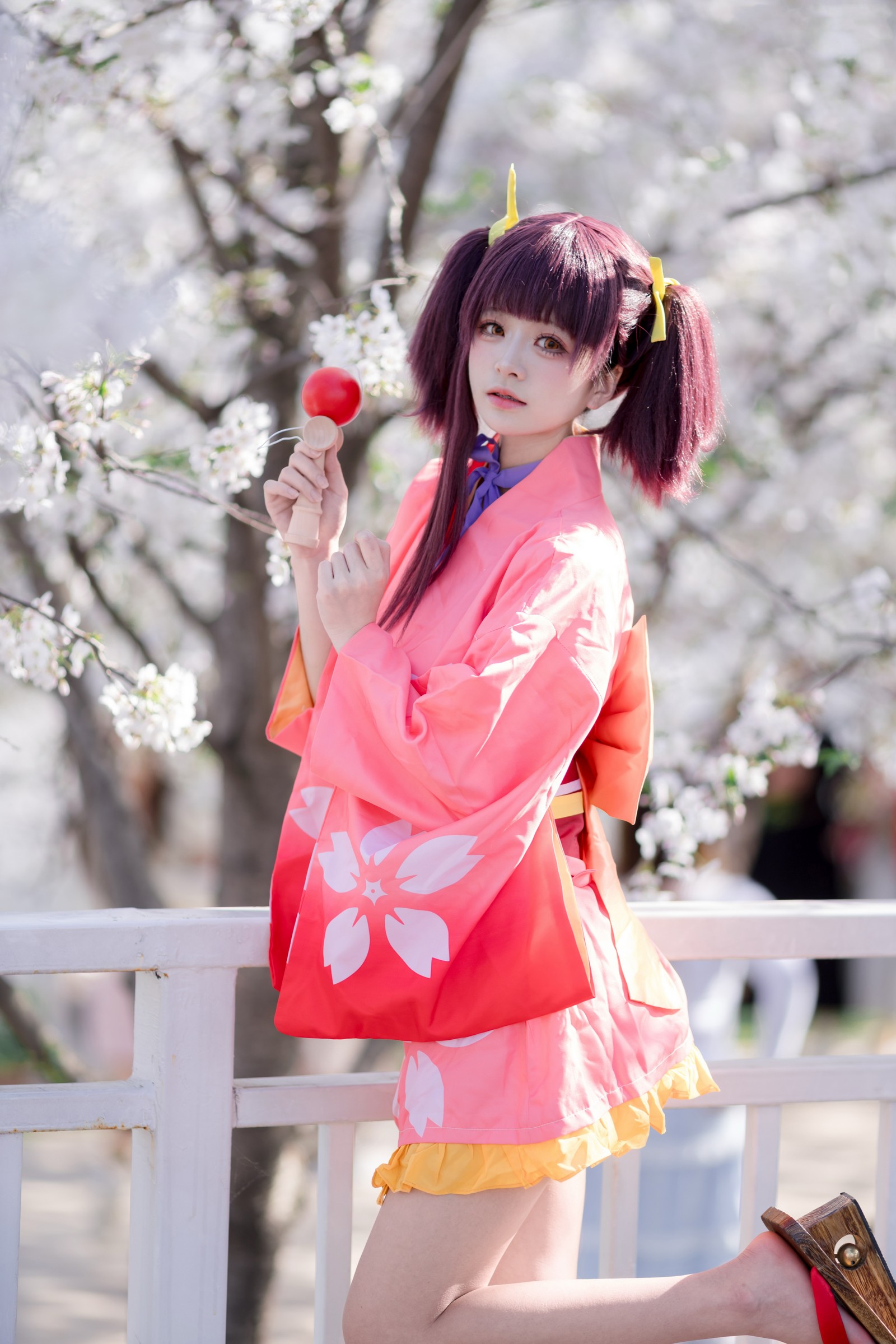 九柒喵 – 甲铁城的卡巴内瑞 无名和服 COS（34P-145M）和风主题高质写真插图6