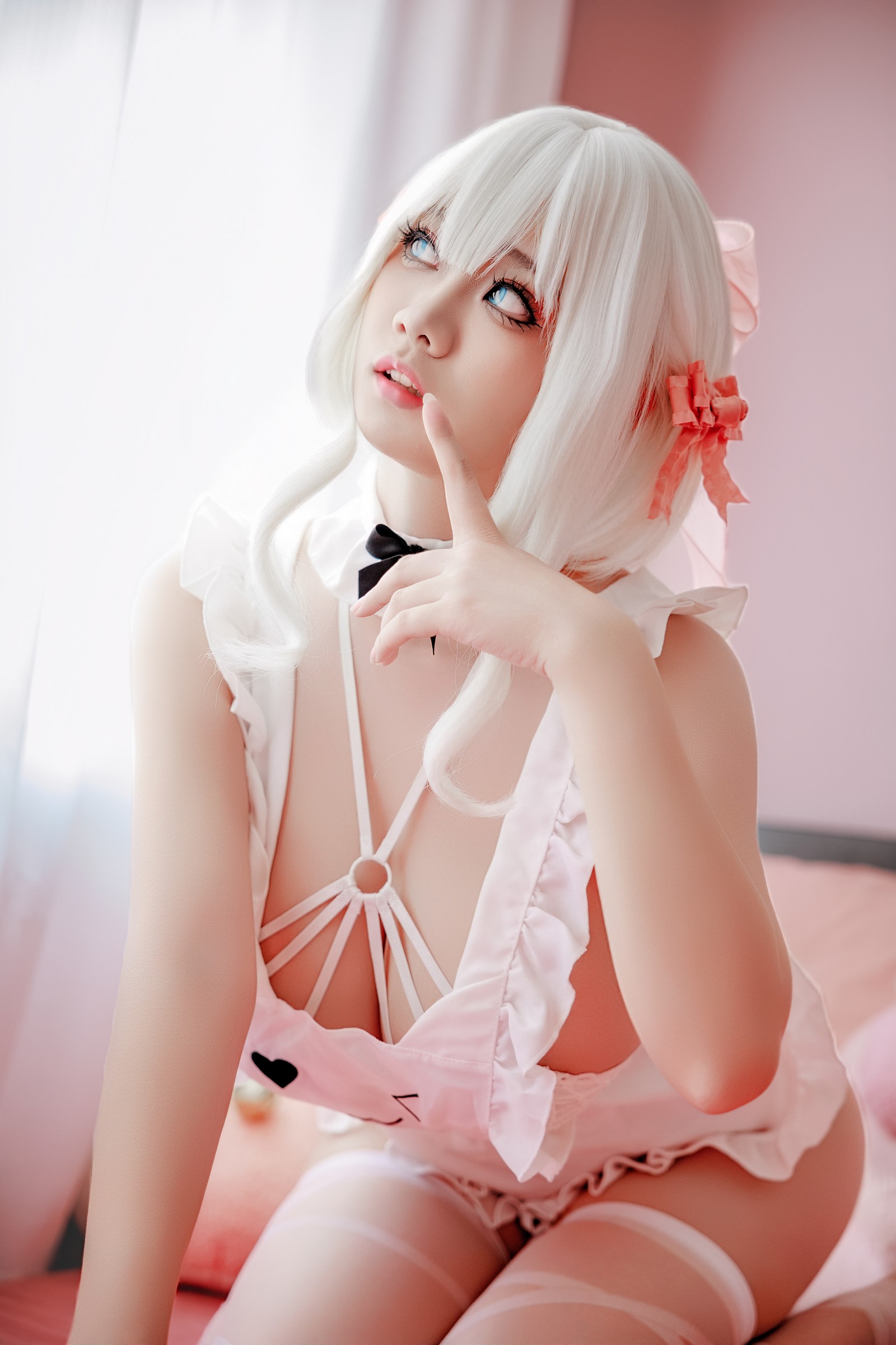 阿雪雪写真午睡围裙主题写真（90P+1V / 1.07G）居家可爱系列插图5