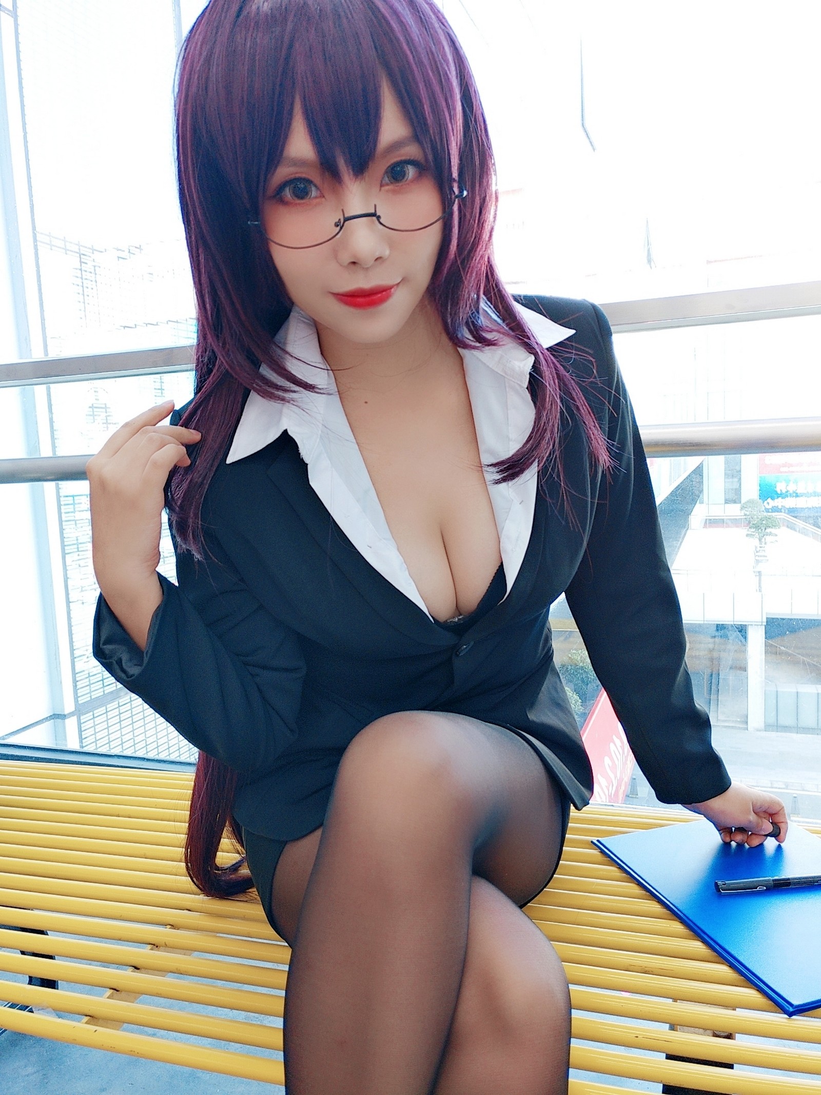 Neko-薇薇 斯卡哈 自拍风 Cosplay 高清写真（11P｜18MB）插图4